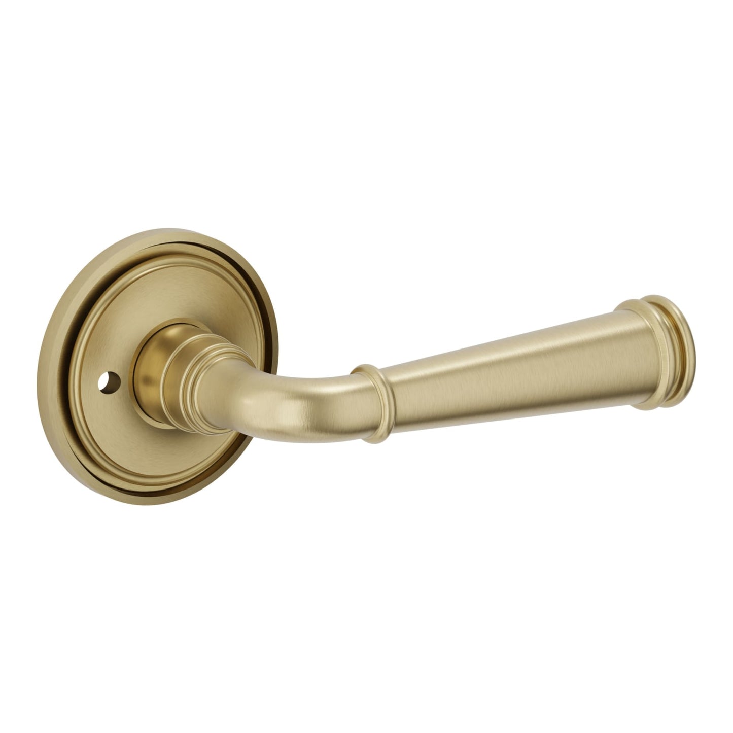 Baldwin Estate L033 Briarcrest Lever Set in Lifetime (PVD) Satin Brass