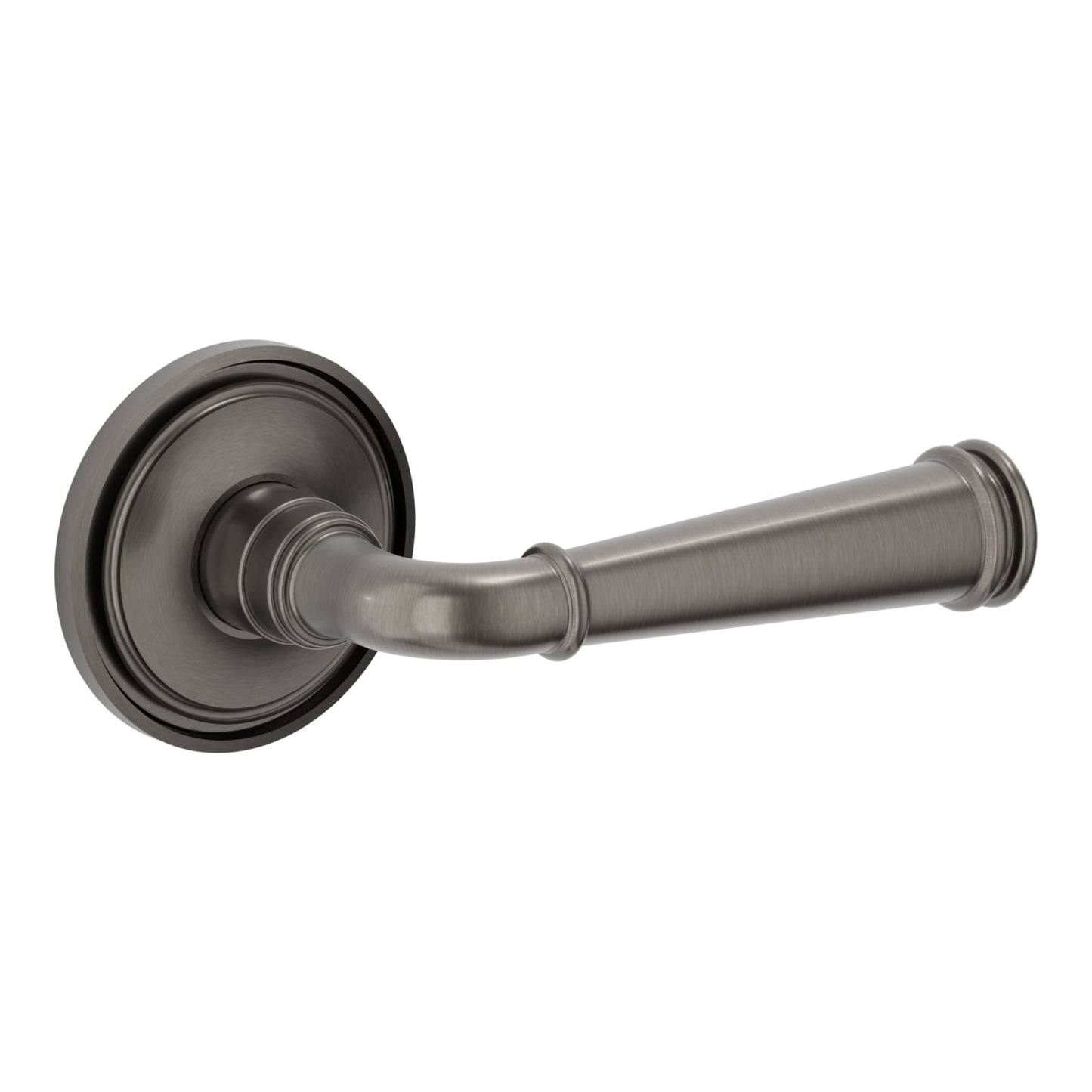 Baldwin Estate L033 Briarcrest Lever Set in Lifetime (PVD) Graphite Nickel