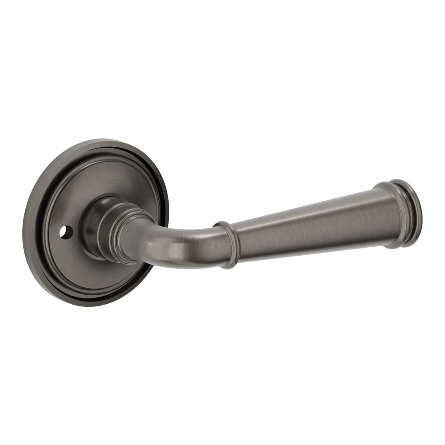 Baldwin Estate L033 Briarcrest Lever Set in Lifetime (PVD) Graphite Nickel