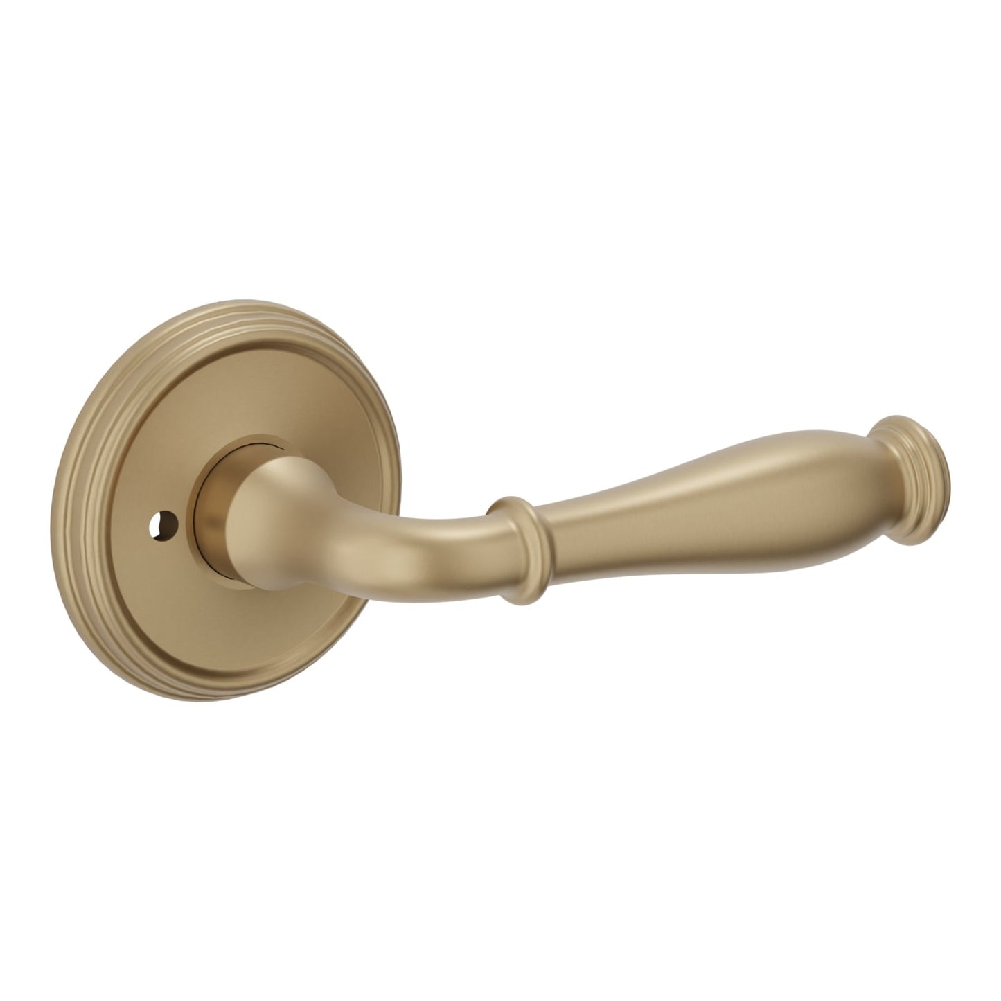 Baldwin Estate L034 Nashville Lever Set in Vintage Brass