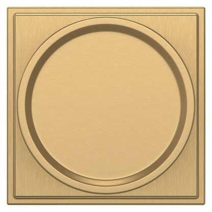 Baldwin Estate K008 Hollywood Hills Knob Set in Vintage Brass