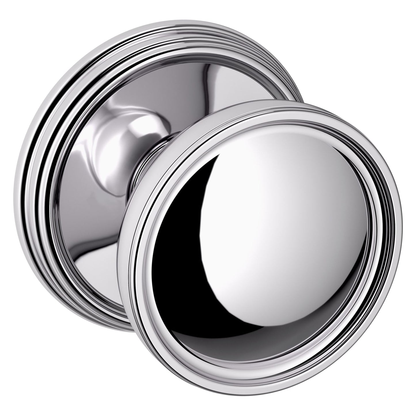 Baldwin Estate K012 Tulip Knob Set in Polished Chrome