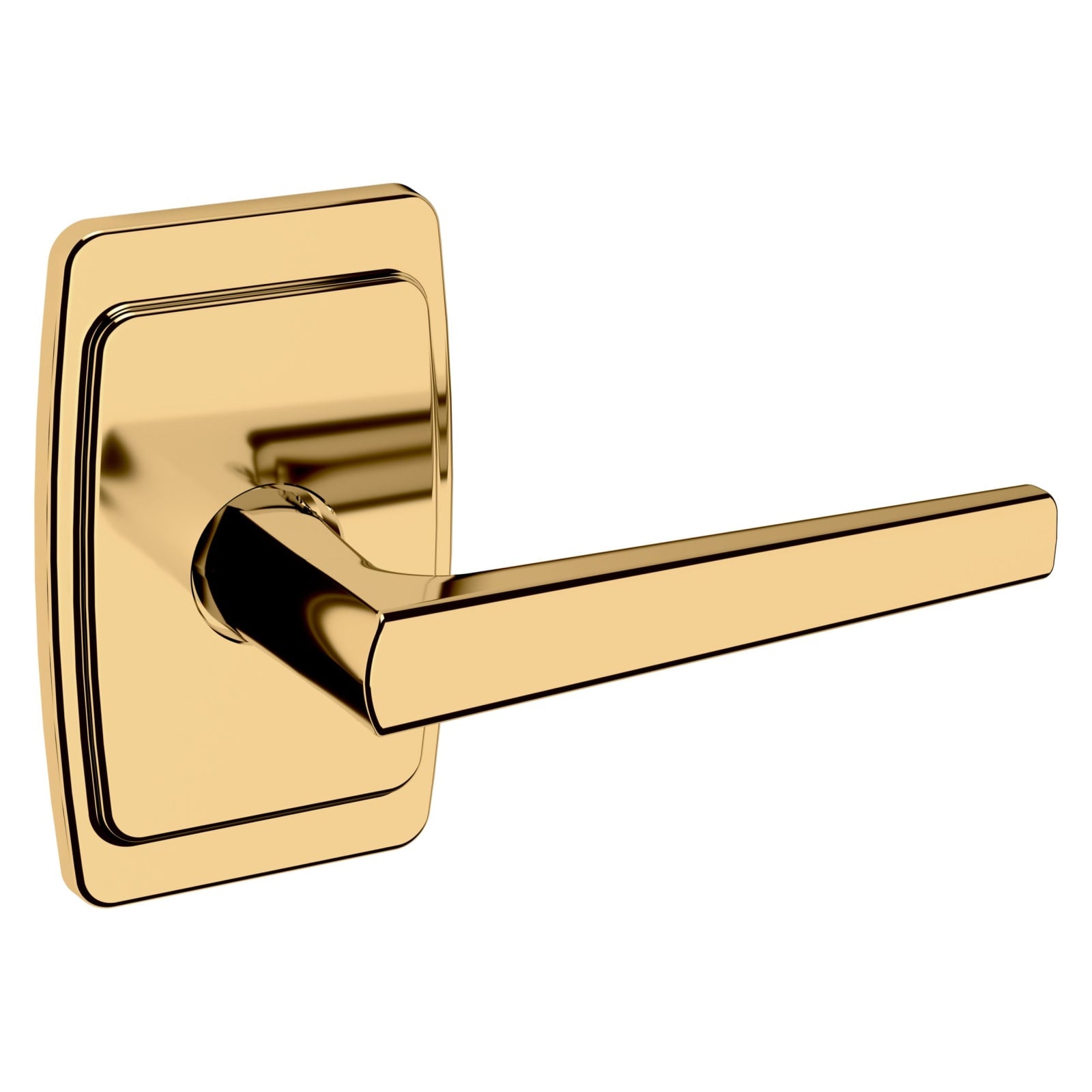 Baldwin Estate L024 Lever Set in Lifetime (PVD) Polished Brass