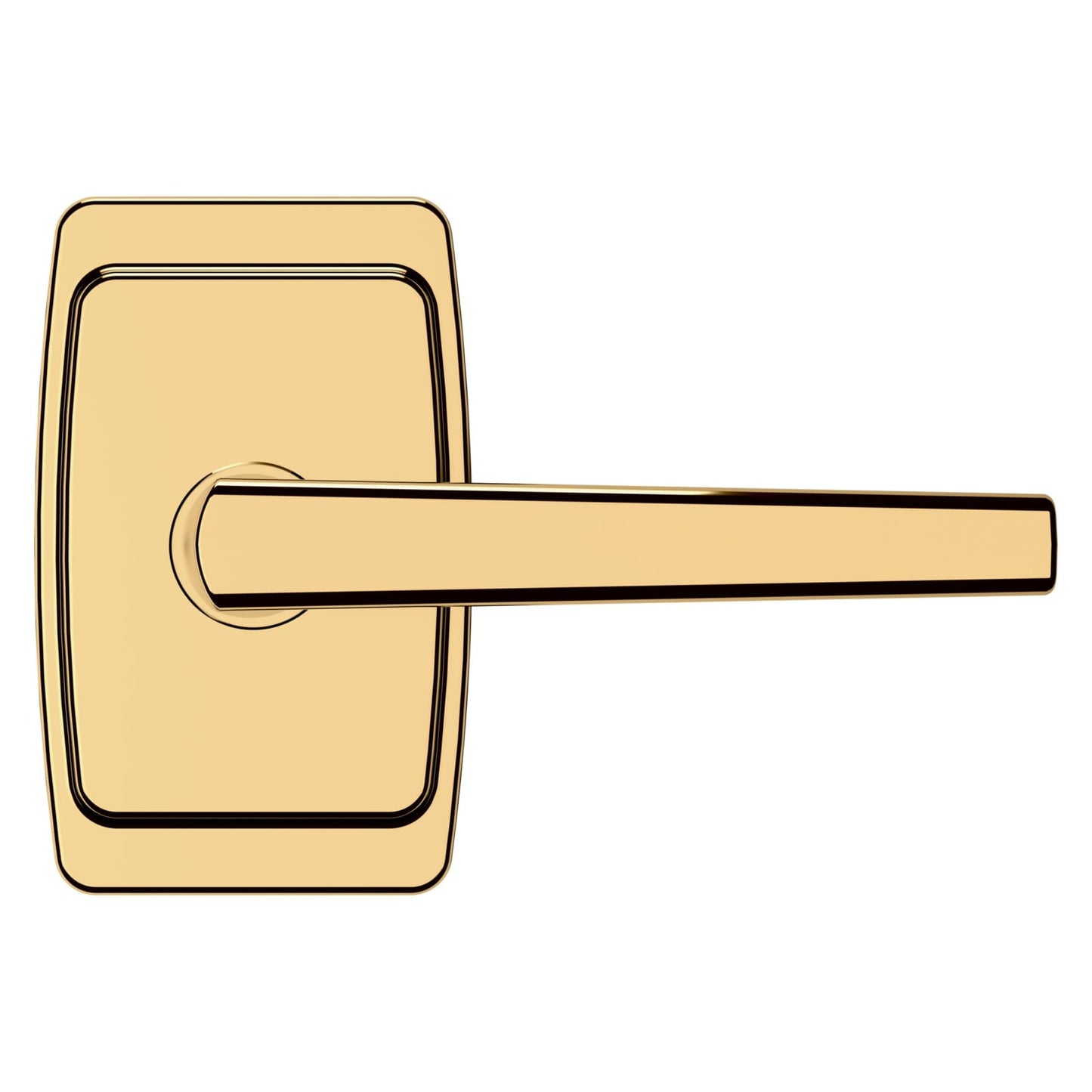 Baldwin Estate L024 Lever Set in Lifetime (PVD) Polished Brass
