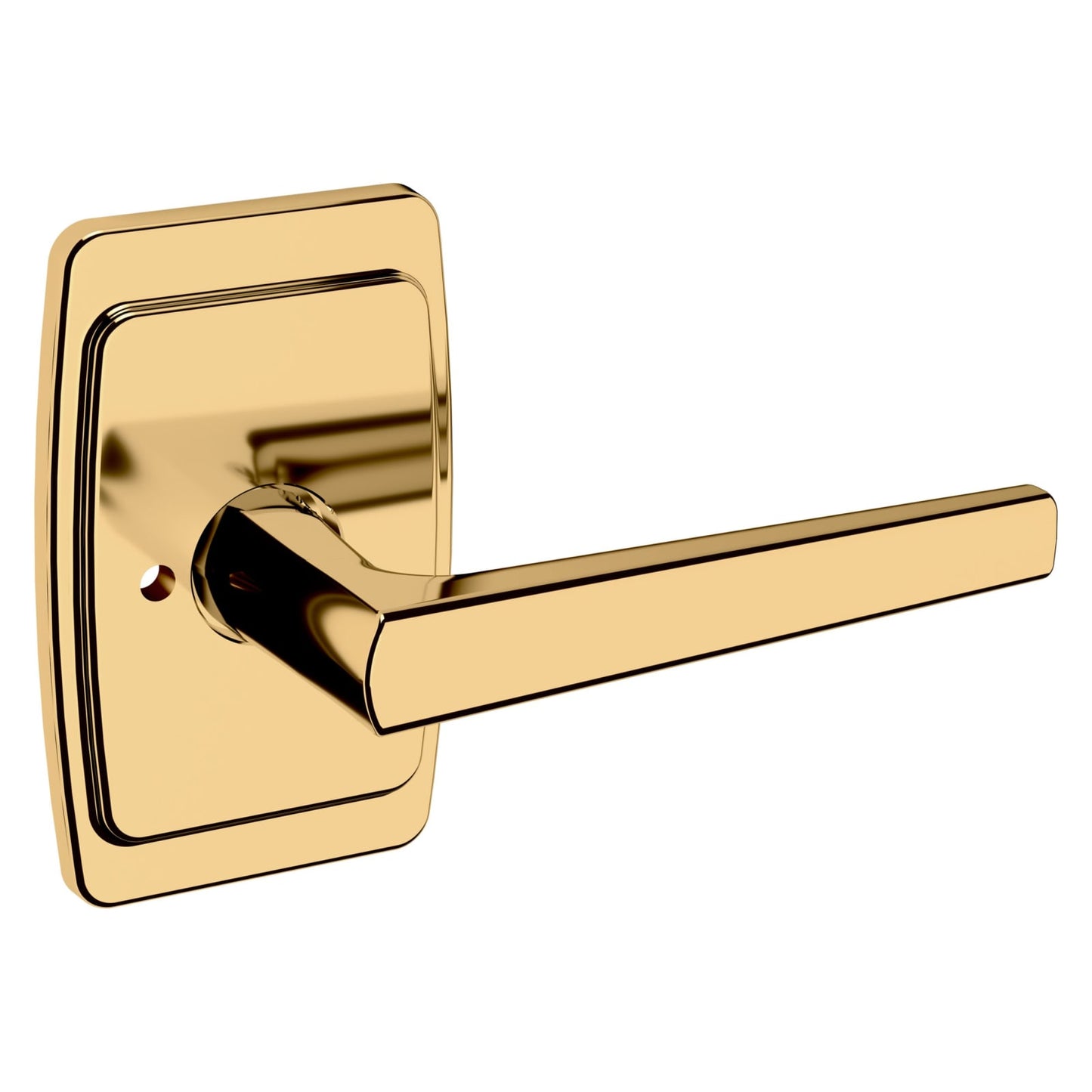 Baldwin Estate L024 Lever Set in Lifetime (PVD) Polished Brass
