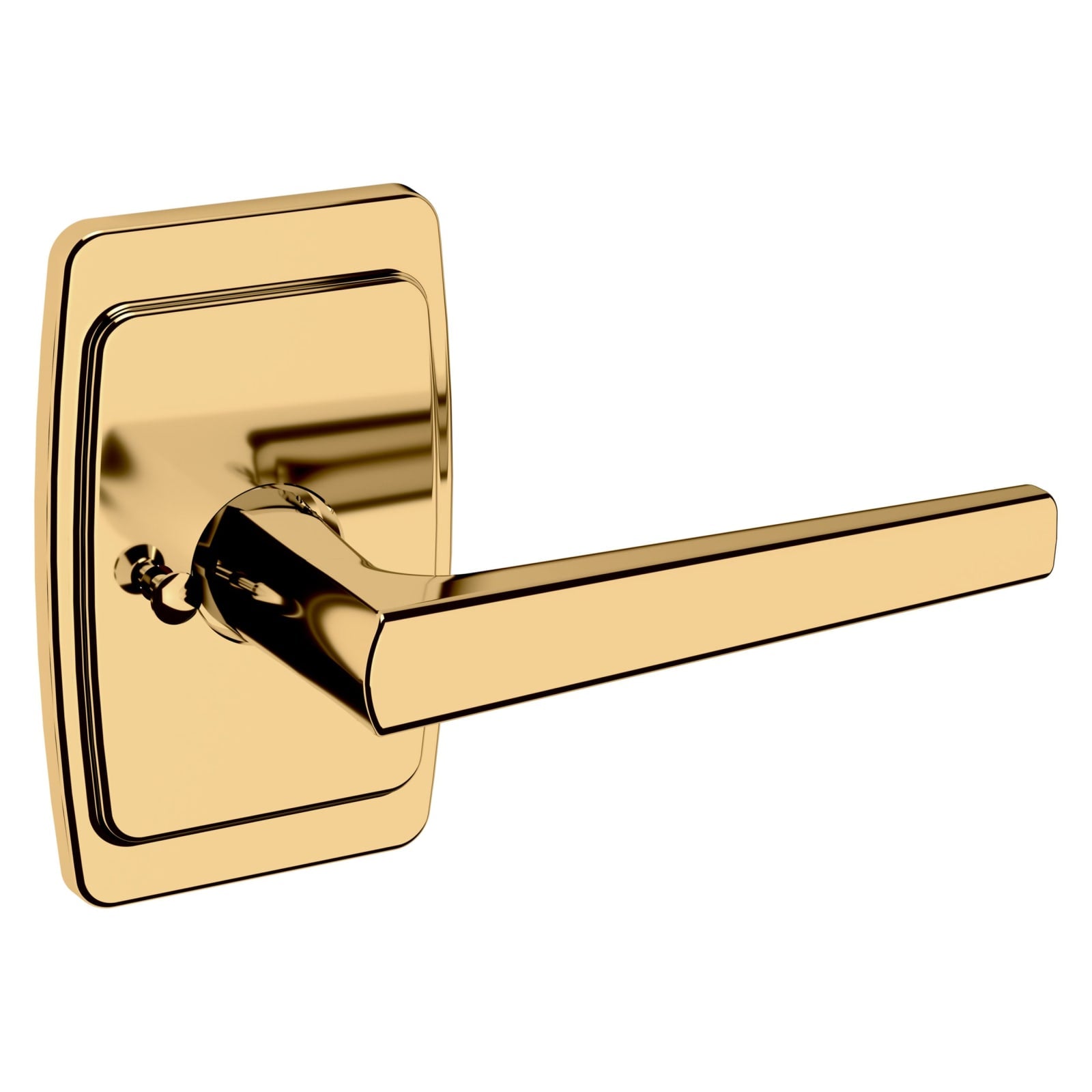 Baldwin Estate L024 Lever Set in Lifetime (PVD) Polished Brass
