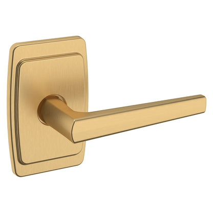 Baldwin Estate L024 Lever Set in Vintage Brass