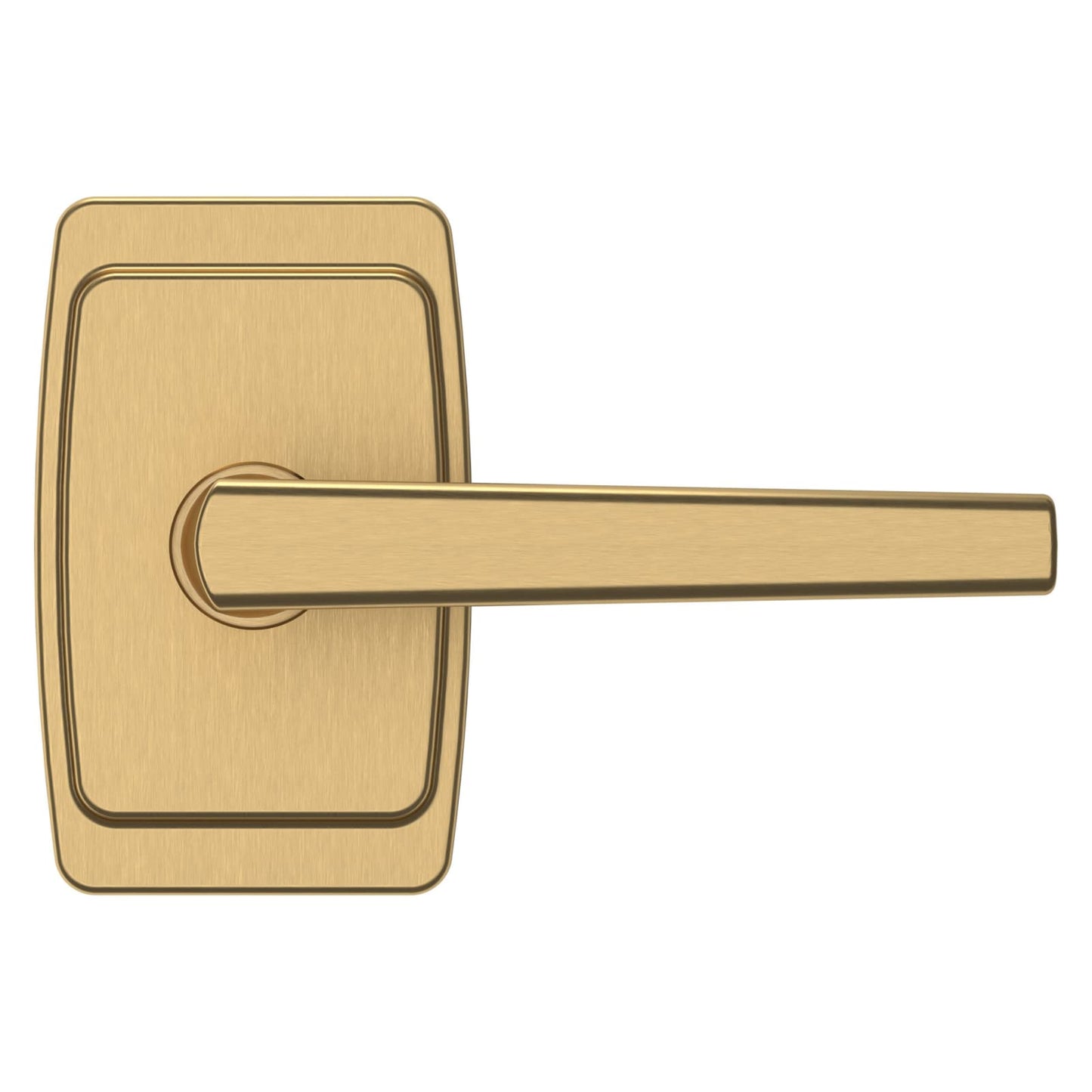 Baldwin Estate L024 Lever Set in Vintage Brass
