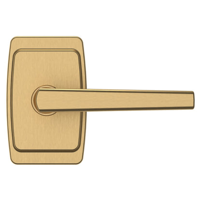 Baldwin Estate L024 Lever Set in Vintage Brass