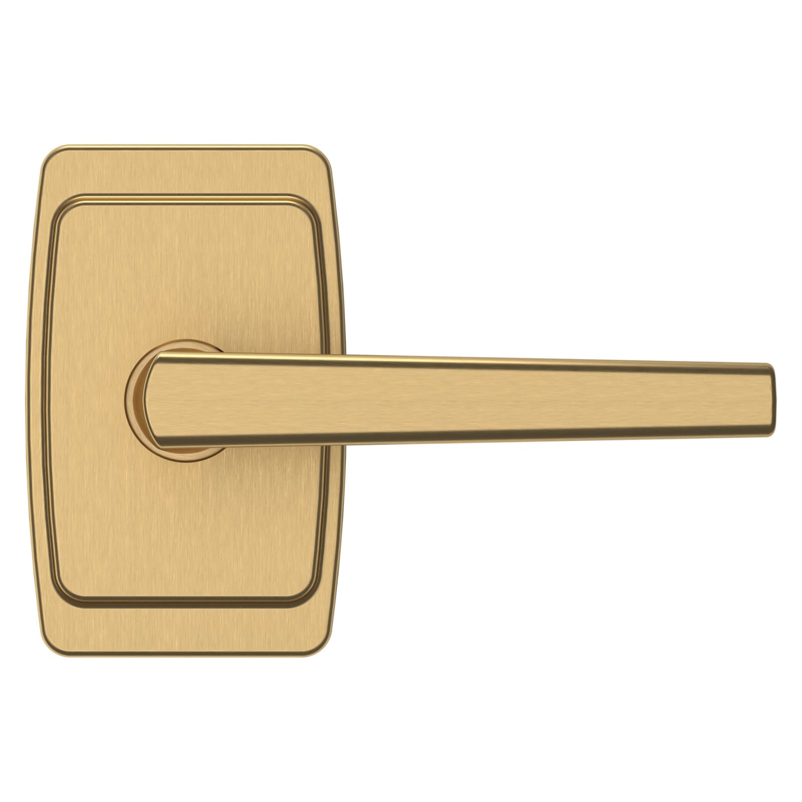 Baldwin Estate L024 Lever Set in Vintage Brass
