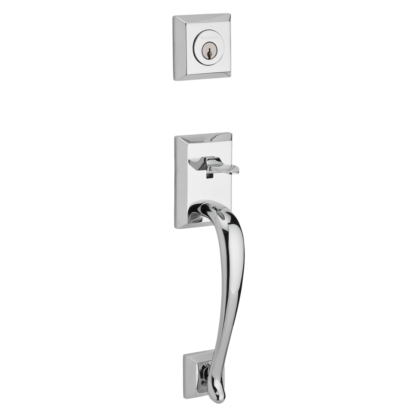 Baldwin Reserve Napa Handleset in Polished Chrome