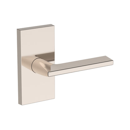 Baldwin Reserve Anaheim Hills Lever, Contemporary 5" Rose, Lifetime (PVD) Polished Nickel