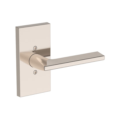 Baldwin Reserve Anaheim Hills Lever, Contemporary 5" Rose, Lifetime (PVD) Polished Nickel