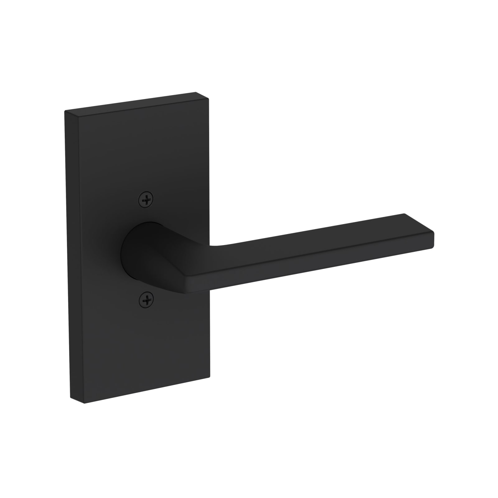 Baldwin Reserve Anaheim Hills Lever, Contemporary 5" Rose, Satin Black