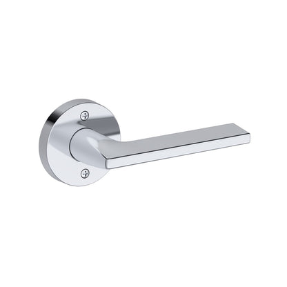 Baldwin Reserve Anaheim Hills Lever, Contemporary Round Rose, Polished Chrome