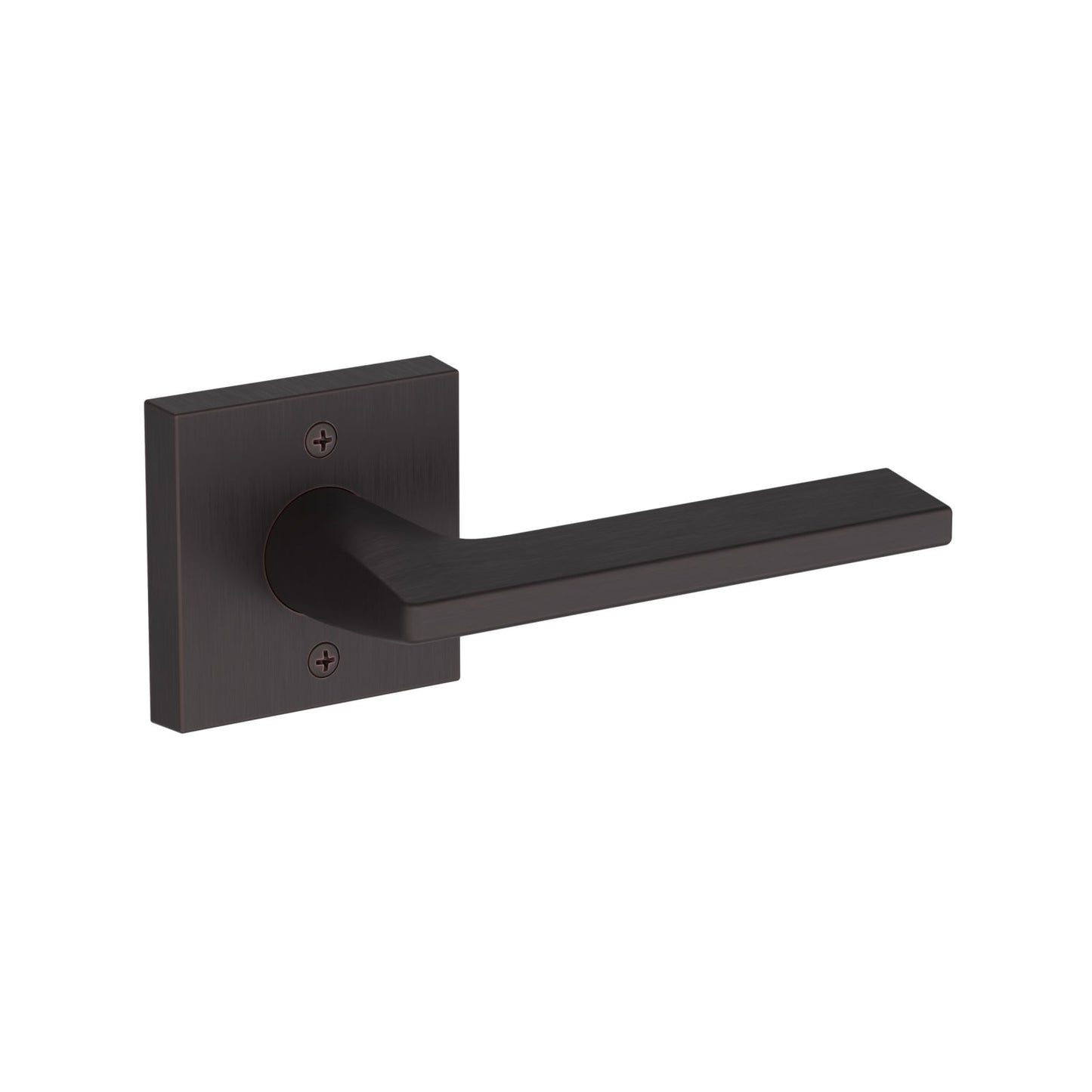 Baldwin Reserve Anaheim Hills Lever, Contemporary Square Rose, Venetian Bronze