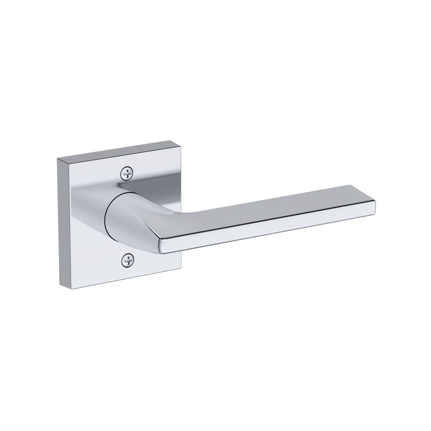 Baldwin Reserve Anaheim Hills Lever, Contemporary Square Rose, Polished Chrome