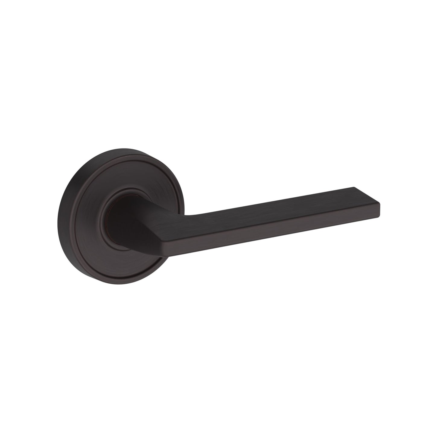 Baldwin Reserve Anaheim Hills Lever, Chamfered 5" Rose, Venetian Bronze