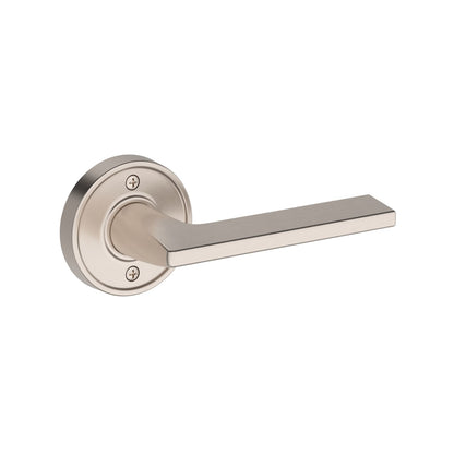 Baldwin Reserve Anaheim Hills Lever, Chamfered 5" Rose, Satin Nickel