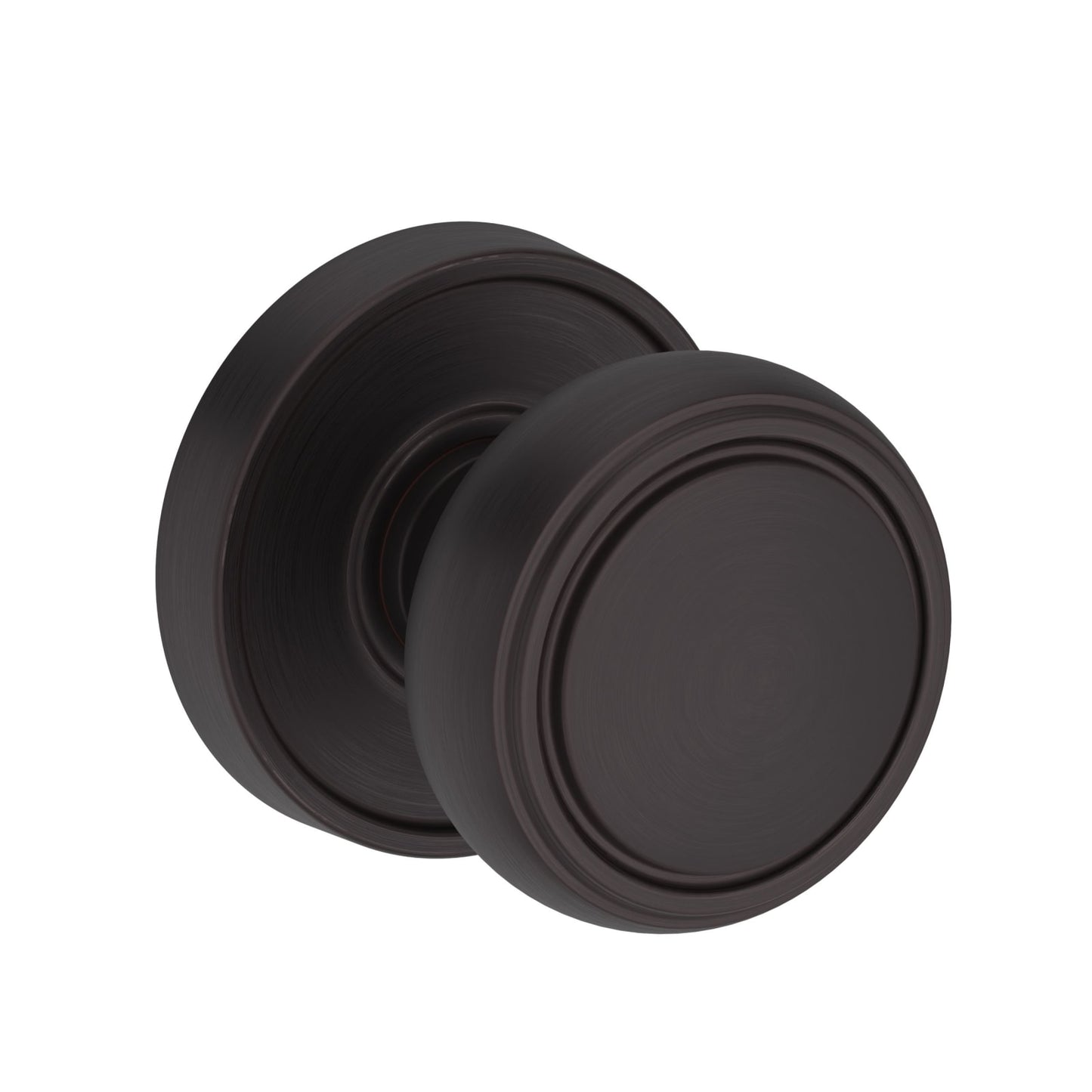 Baldwin Reserve Bremerton Knob, Recessed Round Rose, Venetian Bronze