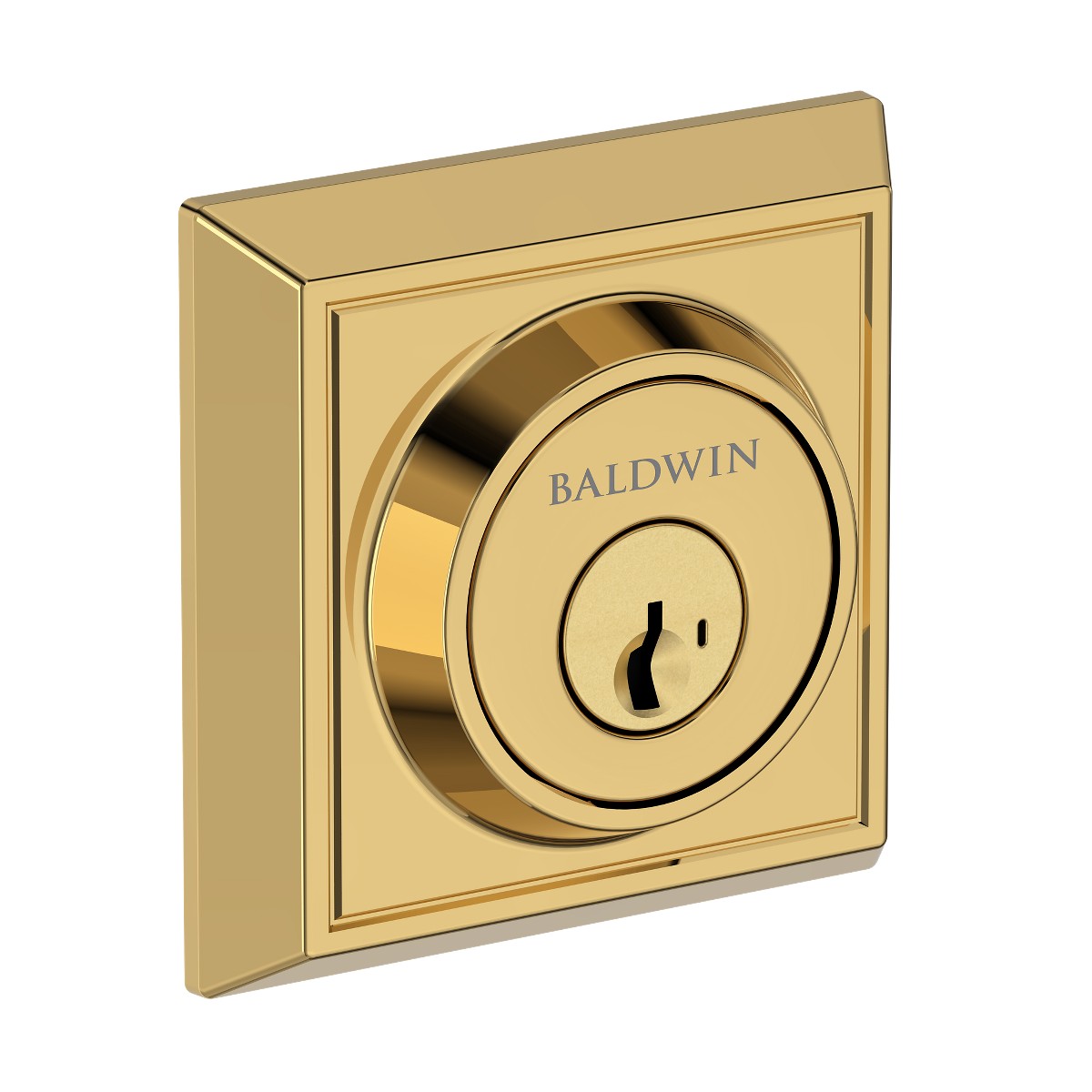 Baldwin Reserve Chamfered Square Deadbolt - finish 003