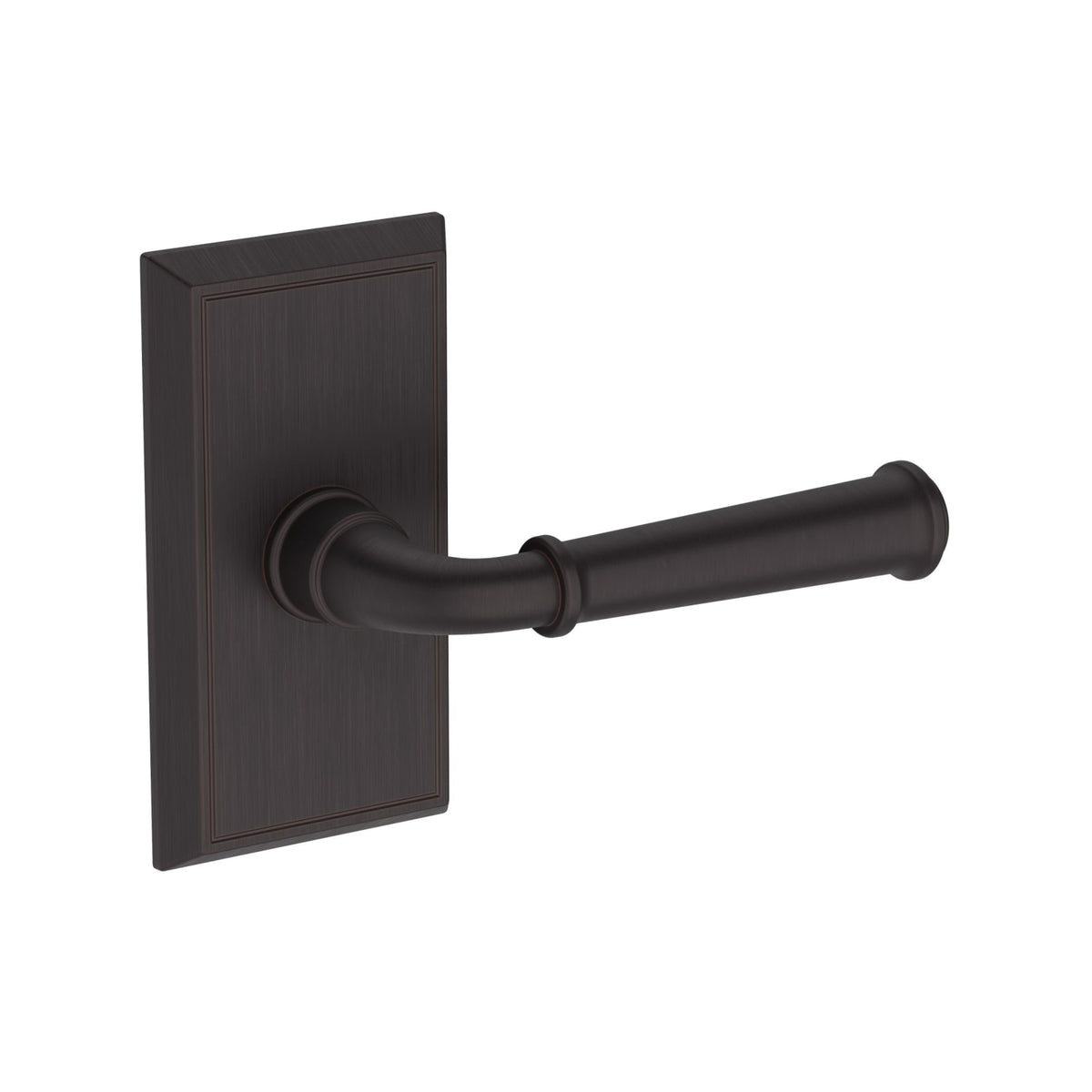 Baldwin Reserve Dunsmoor Lever, Contemporary 5" Rose, Venetian Bronze