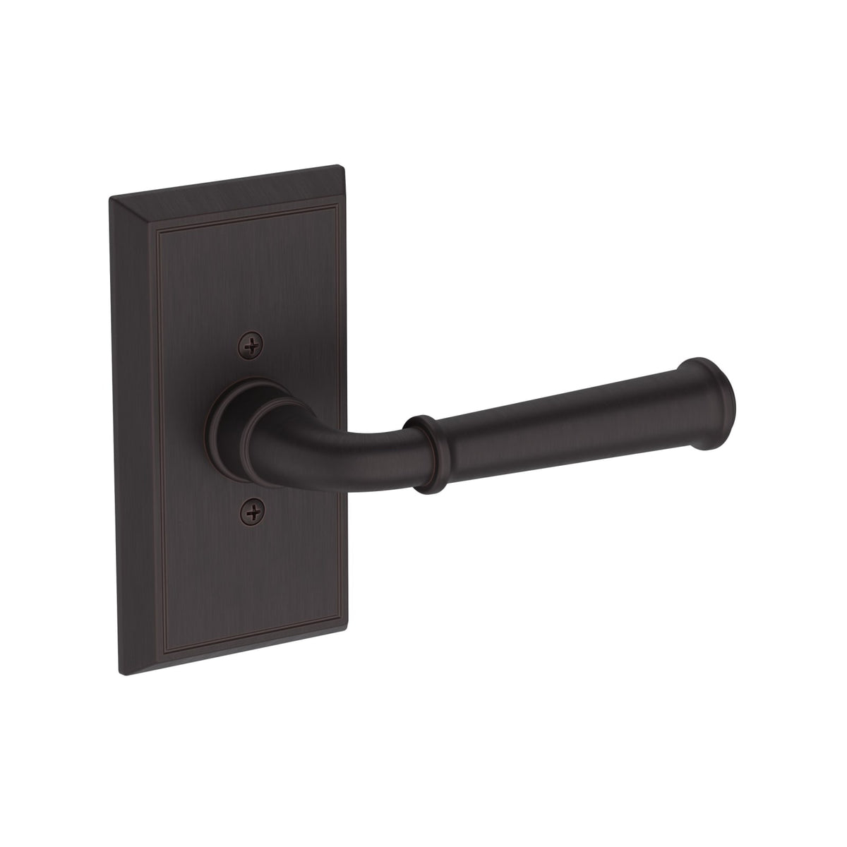 Baldwin Reserve Dunsmoor Lever, Contemporary 5" Rose, Venetian Bronze