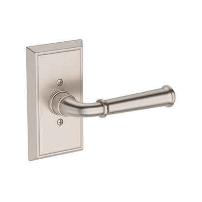 Baldwin Reserve Dunsmoor Lever, Contemporary 5" Rose, Satin Nickel
