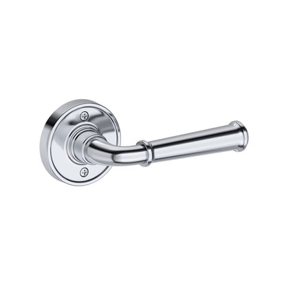 Baldwin Reserve Dunsmoor Lever, Recessed Round Rose, Polished Chrome