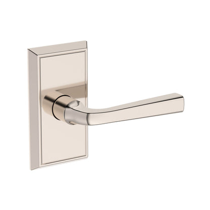 Baldwin Reserve Kingvale Lever, Contemporary 5" Rose, Lifetime (PVD) Polished Nickel