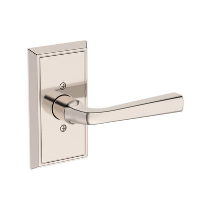 Baldwin Reserve Kingvale Lever, Contemporary 5" Rose, Lifetime (PVD) Polished Nickel