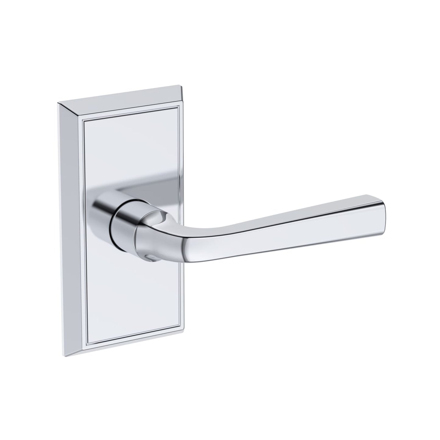 Baldwin Reserve Kingvale Lever, Contemporary 5" Rose, Polished Chrome