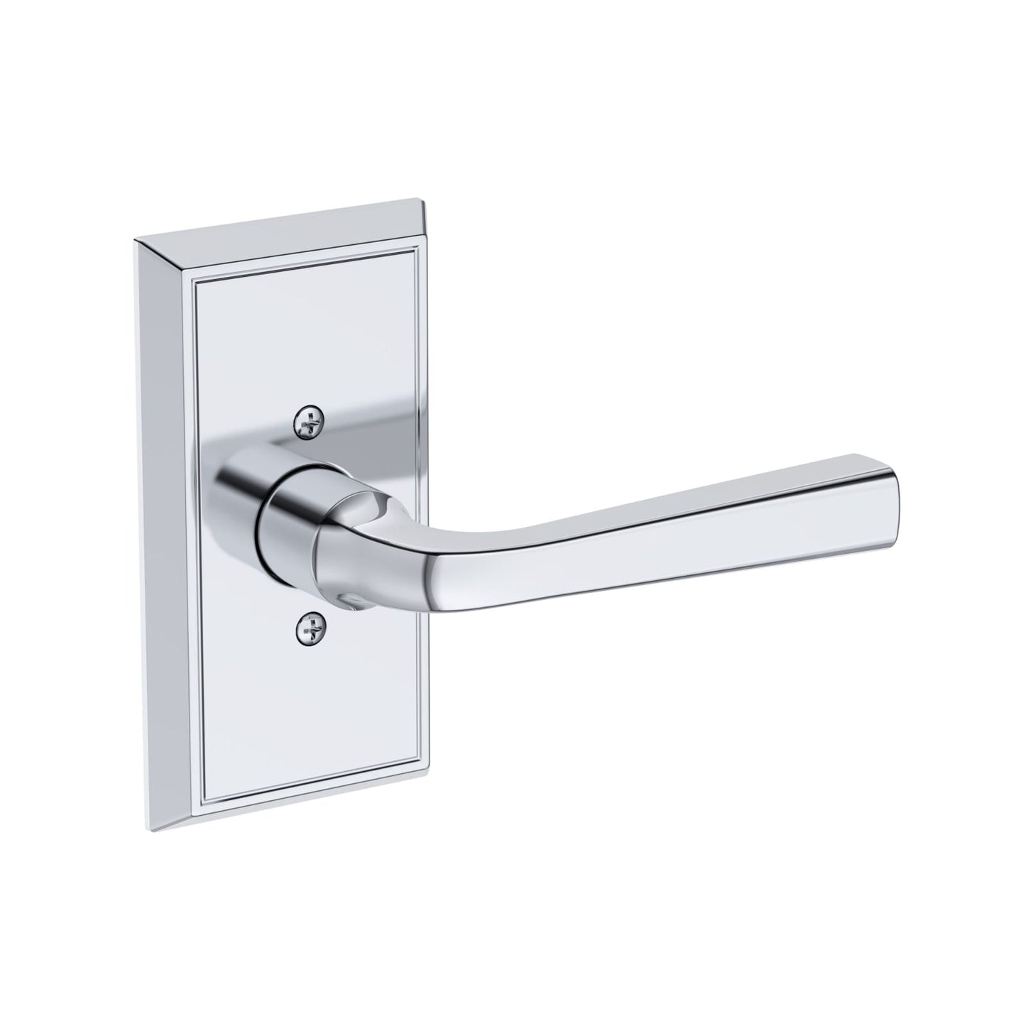 Baldwin Reserve Kingvale Lever, Contemporary 5" Rose, Polished Chrome