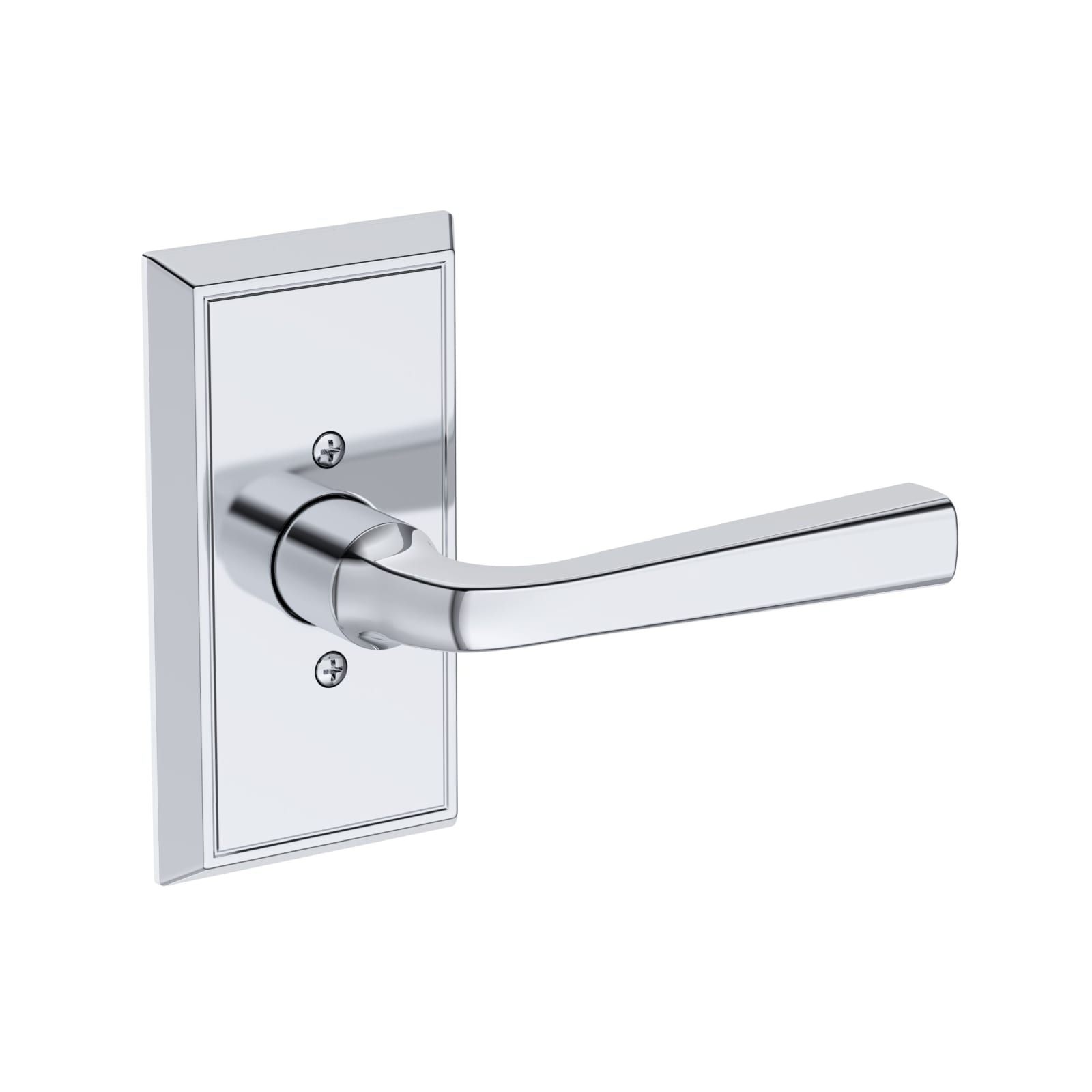 Baldwin Reserve Kingvale Lever, Contemporary 5" Rose, Polished Chrome
