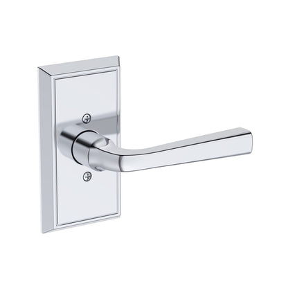 Baldwin Reserve Kingvale Lever, Contemporary 5" Rose, Polished Chrome