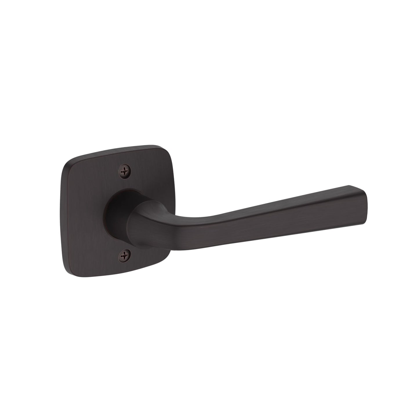 Baldwin Reserve Kingvale Lever, Soft Square Rose, Venetian Bronze