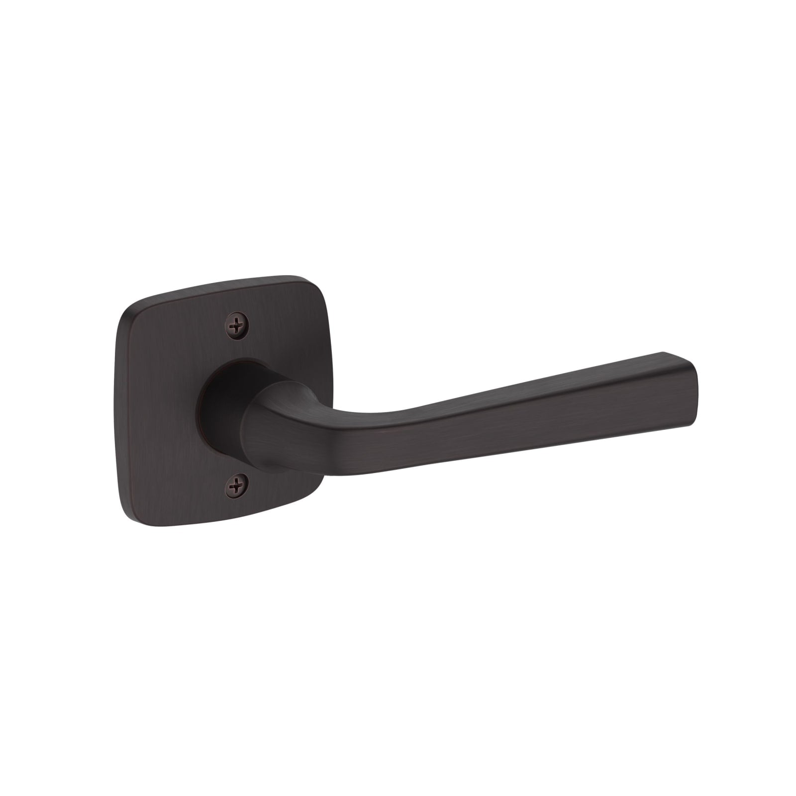 Baldwin Reserve Kingvale Lever, Soft Square Rose, Venetian Bronze
