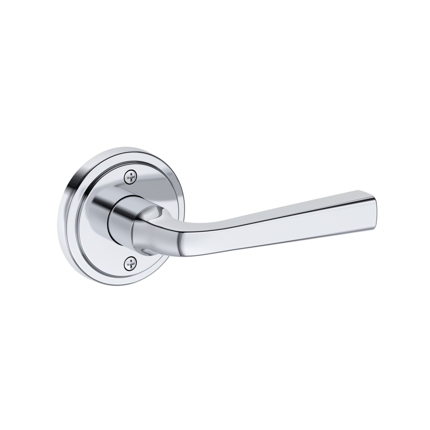 Baldwin Reserve Kingvale Lever, Stepped Round Rose, Polished Chrome