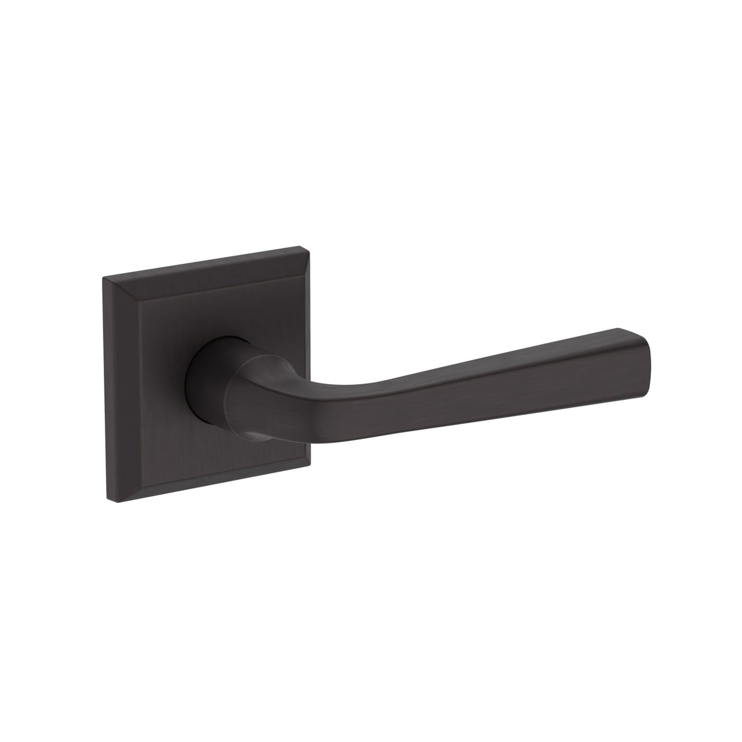 Baldwin Reserve Kingvale Lever, Traditional Square Rose, Venetian Bronze