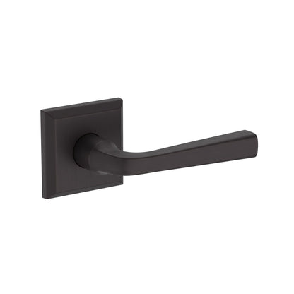 Baldwin Reserve Kingvale Lever, Traditional Square Rose, Venetian Bronze