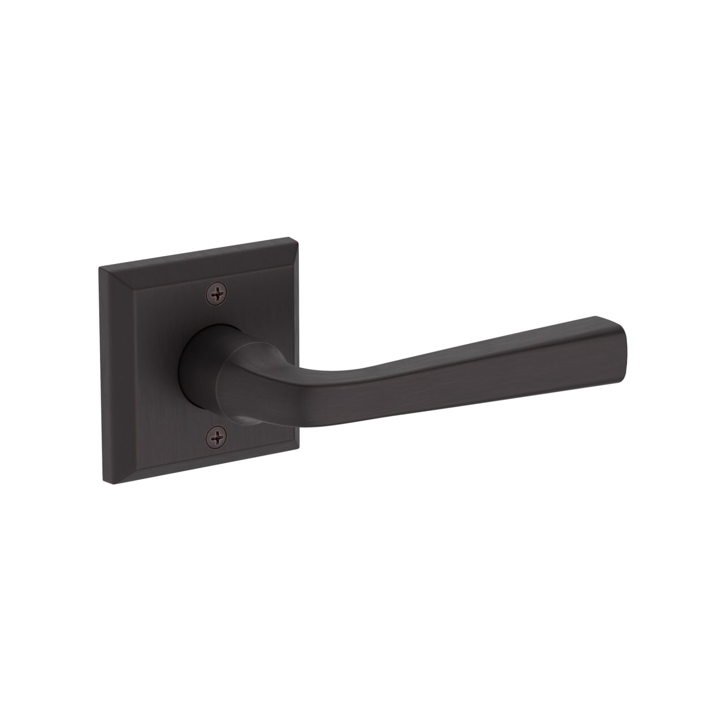 Baldwin Reserve Kingvale Lever, Traditional Square Rose, Venetian Bronze