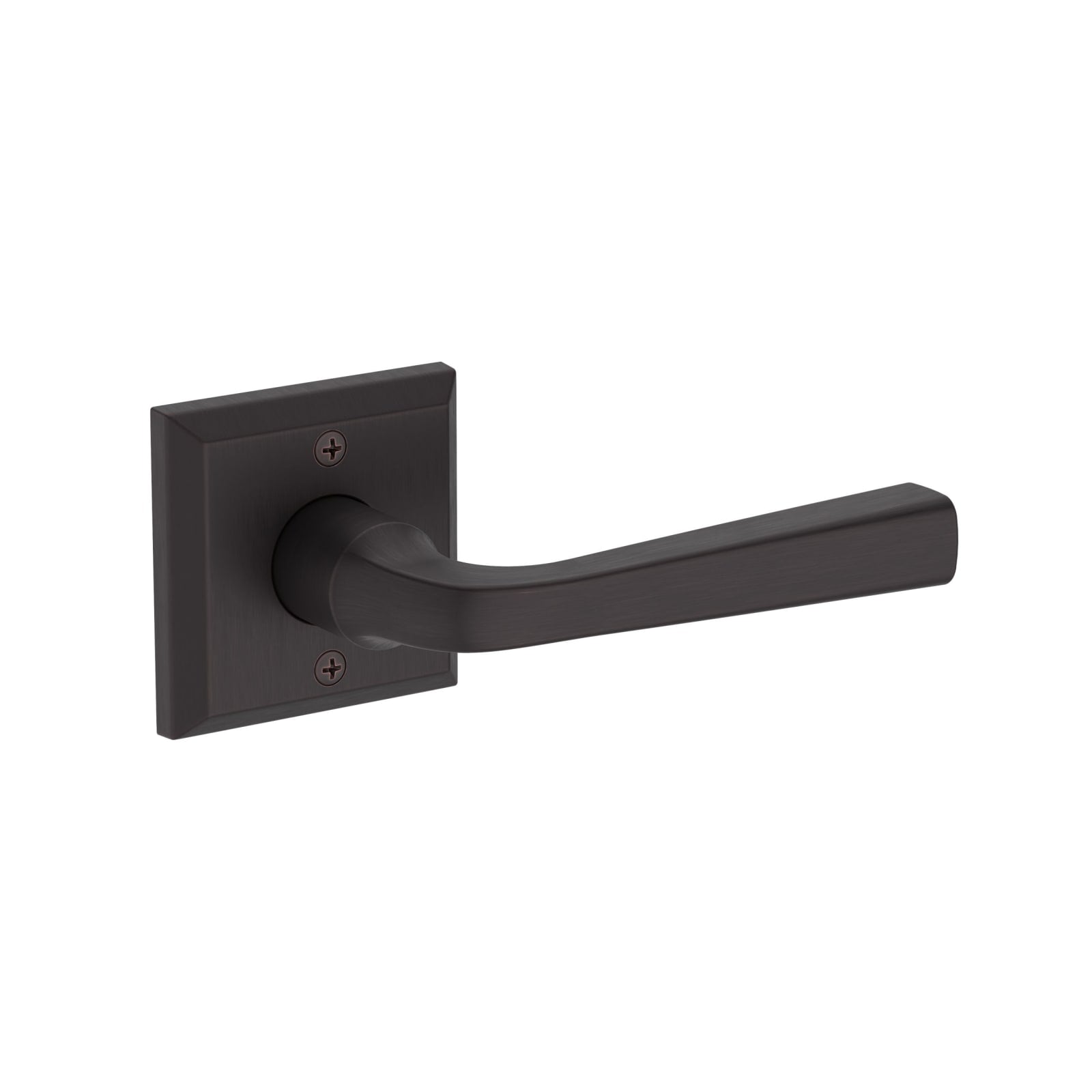 Baldwin Reserve Kingvale Lever, Traditional Square Rose, Venetian Bronze