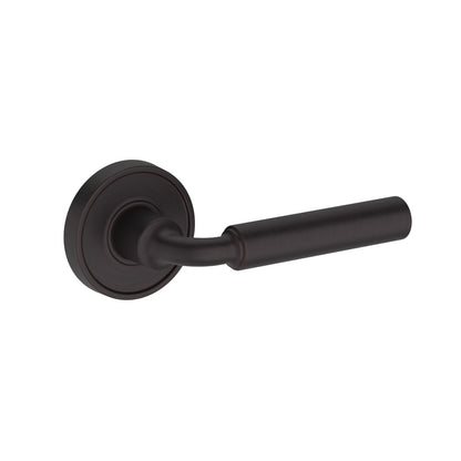 Baldwin Reserve La Conner Lever, Recessed Round Rose, Venetian Bronze