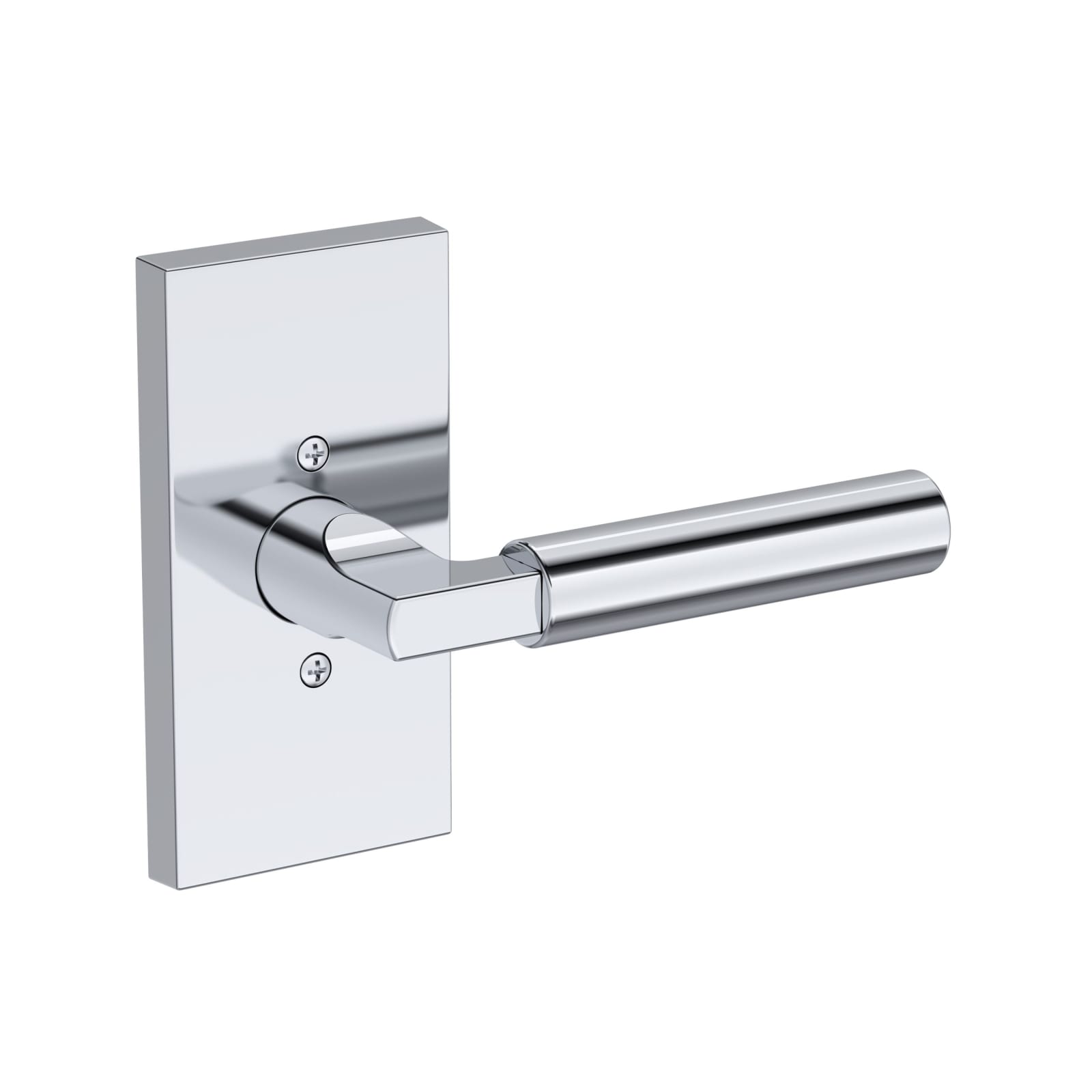 Baldwin Reserve Lake Forest Lever, Contemporary 5" Rose, Polished Chrome