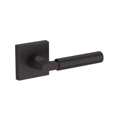 Baldwin Reserve Lake Forest Lever, Contemporary Square Rose, Venetian Bronze