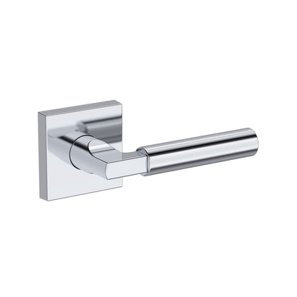 Baldwin Reserve Lake Forest Lever, Contemporary Square Rose, Polished Chrome
