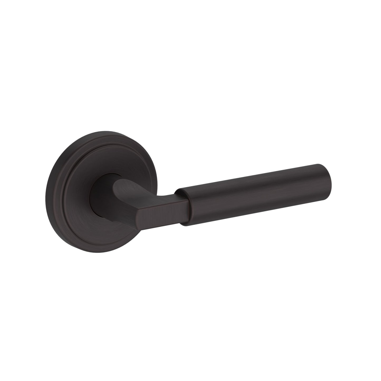 Baldwin Reserve Lake Forest Lever, Stepped Round Rose, Venetian Bronze