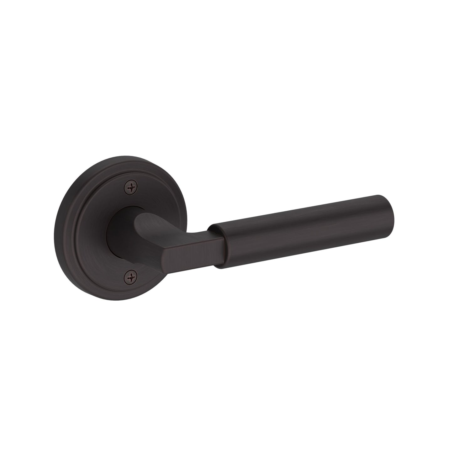 Baldwin Reserve Lake Forest Lever, Stepped Round Rose, Venetian Bronze