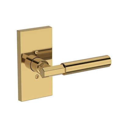 Baldwin Reserve Riddling Lever, Contemporary 5" Rose, Lifetime (PVD) Polished Brass
