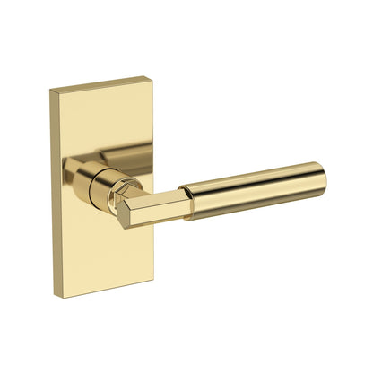 Baldwin Reserve Riddling Lever, Contemporary 5" Rose, Non-lacquered Brass